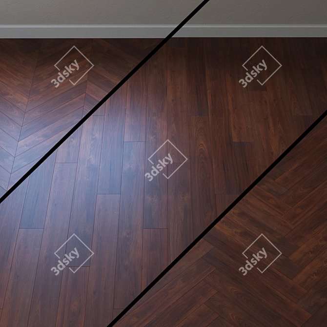 Sarmatian Oak Laminate 3D model image 1