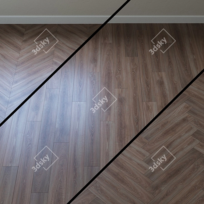 Scythian Oak Laminate Flooring 3D model image 1