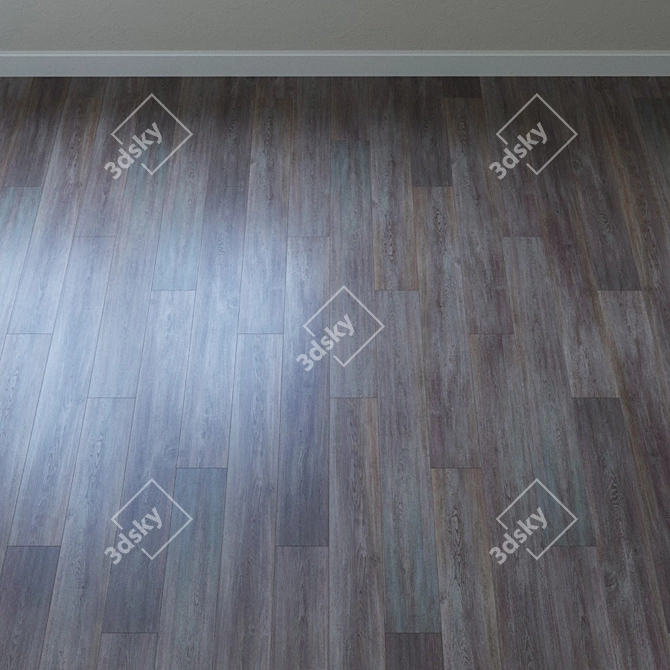 British Oak Laminate Flooring 3D model image 2