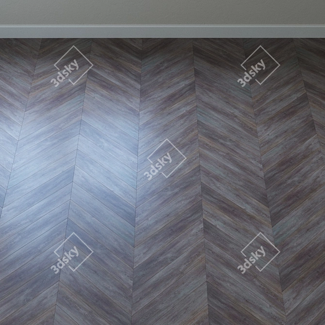 British Oak Laminate Flooring 3D model image 3