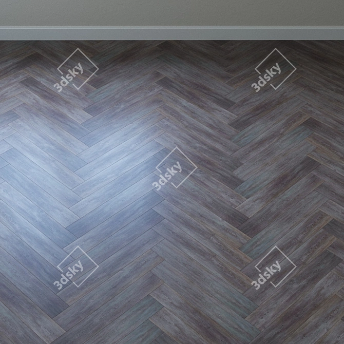 British Oak Laminate Flooring 3D model image 4