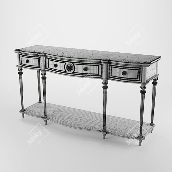 Elegant Console Table with 2015 Design 3D model image 5