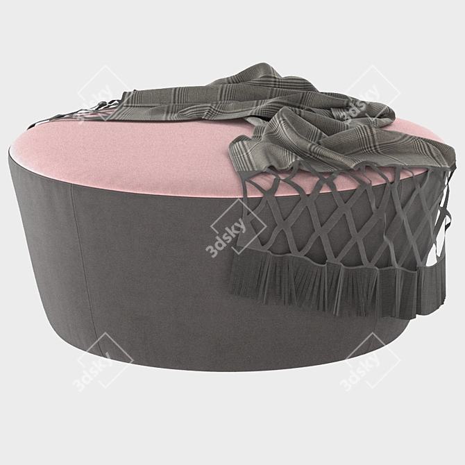 Modern Millimeter Pouf 2015 3D model image 2