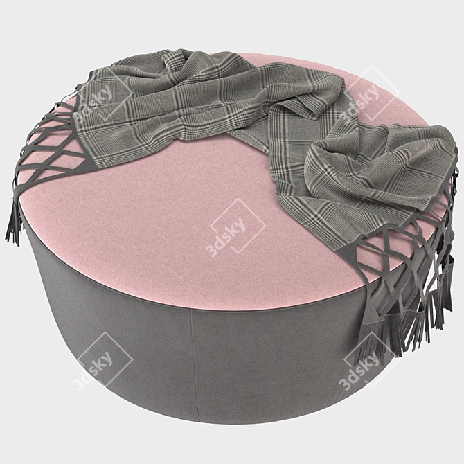 Modern Millimeter Pouf 2015 3D model image 3