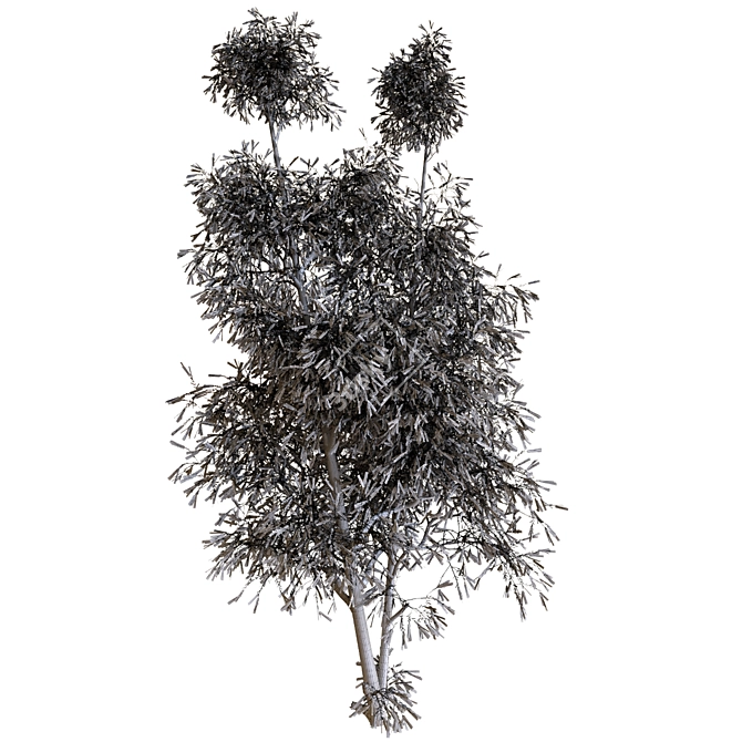 22-Piece Tree Set 3D model image 4