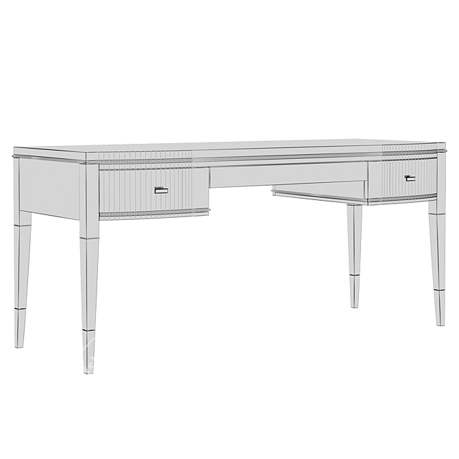 Luxury Grand Writing Desk 3D model image 3