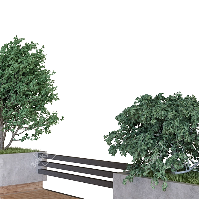 Nature's Oasis: Plants Tree Set 3D model image 5