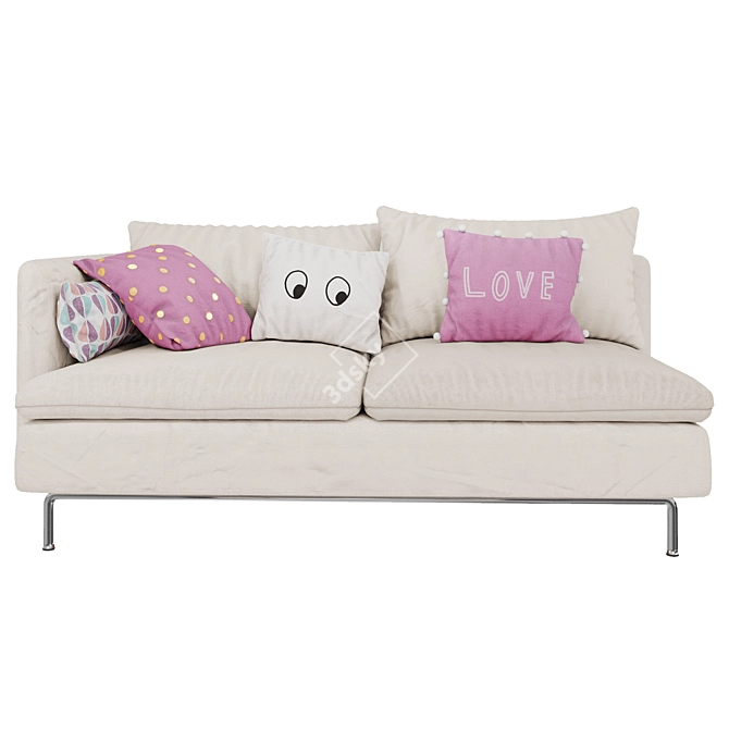 Cozy Charming Sofa 3D model image 4