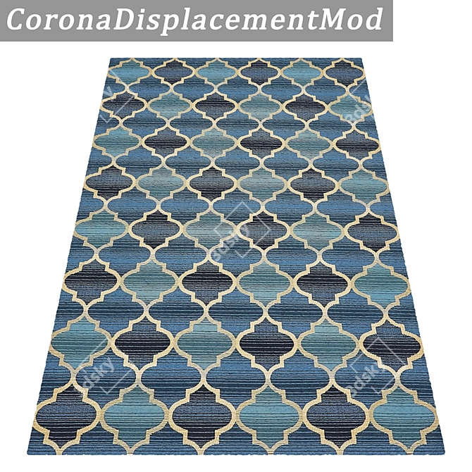 Luxury Carpet Set: High-Quality Textures 3D model image 4