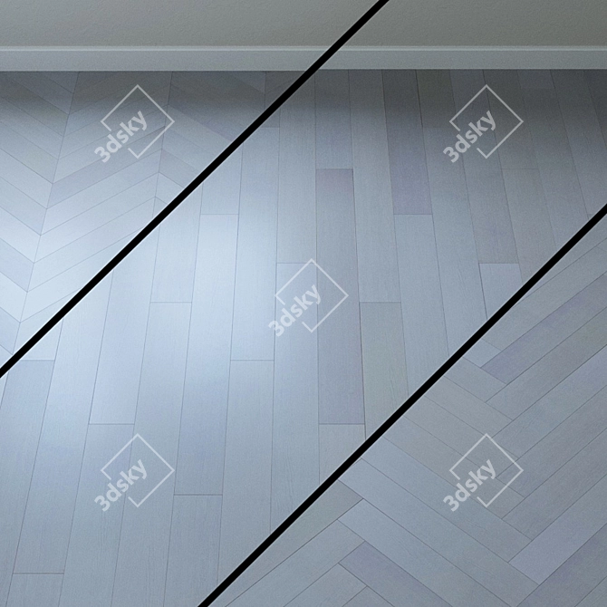 Joss Beaumont Liberte Meringue: Elegant Laminate Flooring 3D model image 1