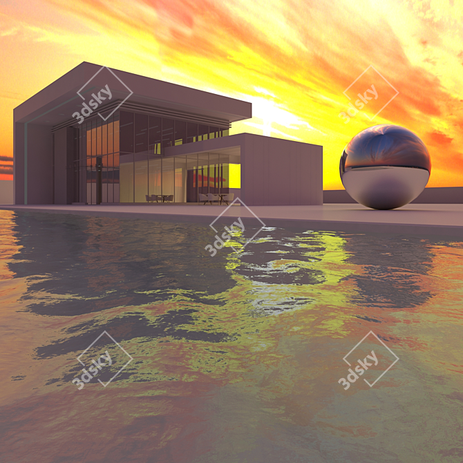 Aerial HDRI for Stunning Lighting 3D model image 4