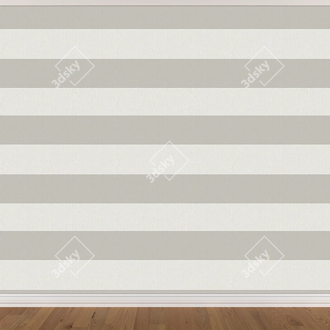 Seamless Wallpaper Set - 3 Colors 3D model image 3