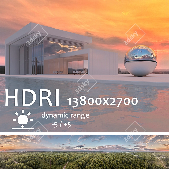 HDRI 64: Spherical Map for Stunning Lighting 3D model image 1