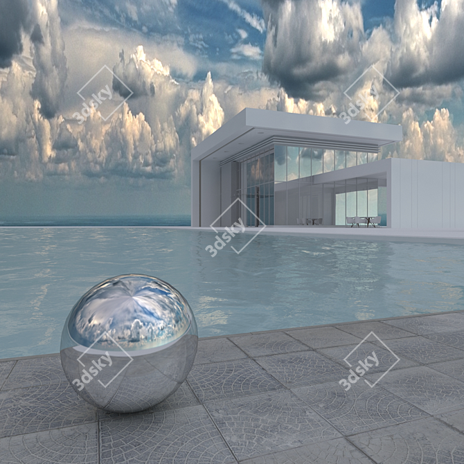 Title: Aerial HDRI for Stunning Illumination 3D model image 2