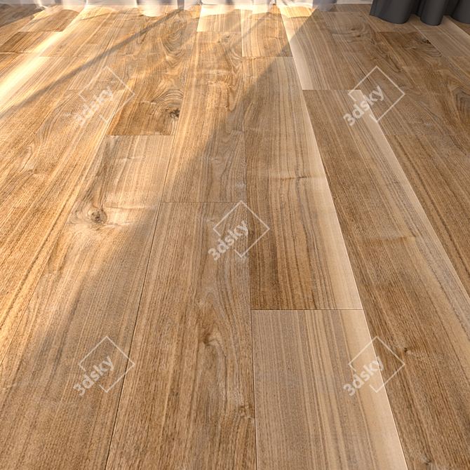 Yurtbay Pine Walnut Parquet 3D model image 1