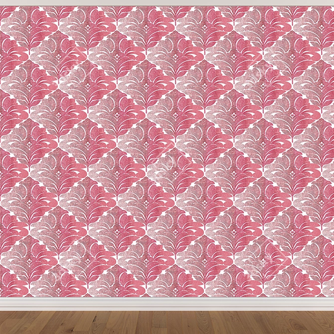 Seamless Wallpaper Set - 3 Colors 3D model image 4