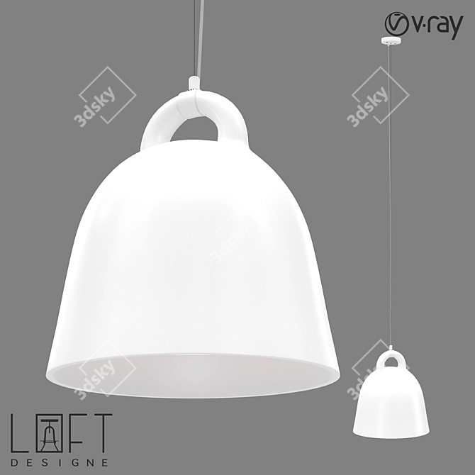 Modern Loft Style Pendant Light 3D model image 1