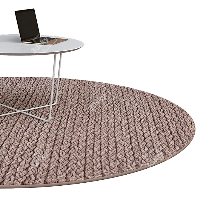 Elegant Circle Rugs | No. 086 3D model image 2