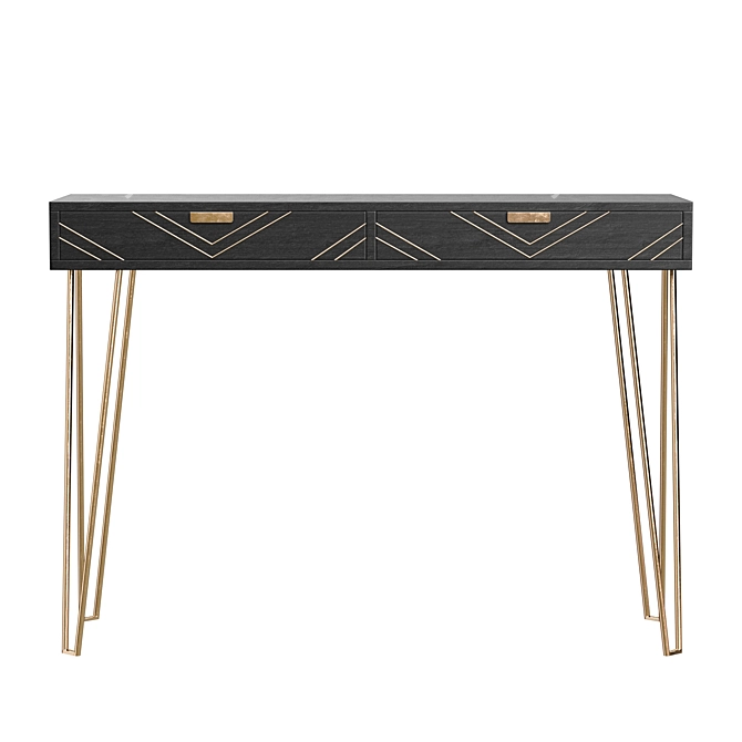 Elegant Coramont Console Table 3D model image 2