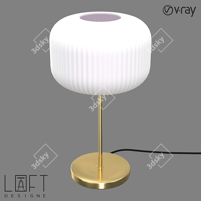 Loft Designe Table Lamp 5002 3D model image 1
