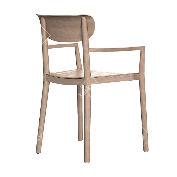 TIVOLI 2805 Industrial Armchair 3D model image 3