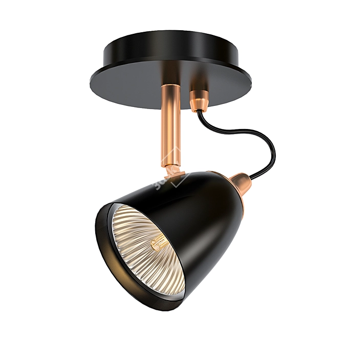 Gleaming Copper Spotlight 3D model image 1