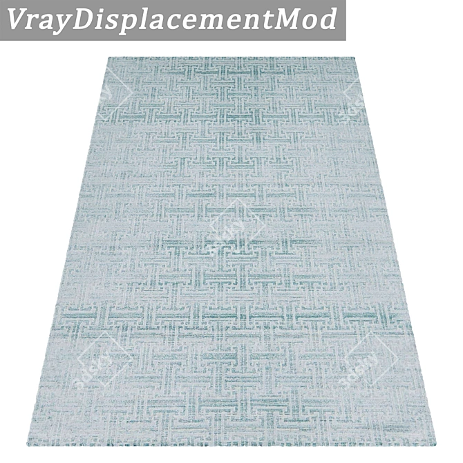 Luxury Carpet Collection: Set of 3 High-Quality Carpets 3D model image 3