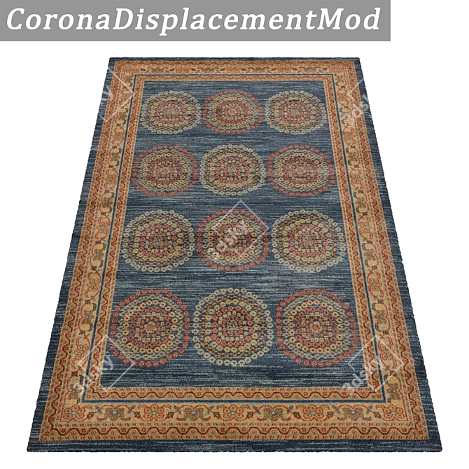 Title: High-Quality Carpet Set 3D model image 4