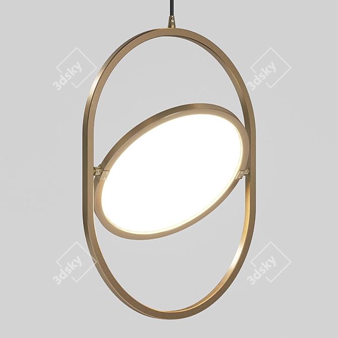 Swivel Shade LED Pendant Luminaire 3D model image 2