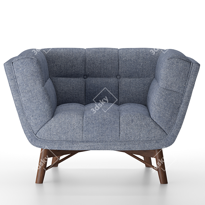 Zola Accent Chair - Modern Elegance 3D model image 1