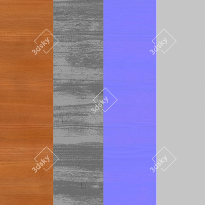 Premium Teak Wood Varnish 3D model image 3