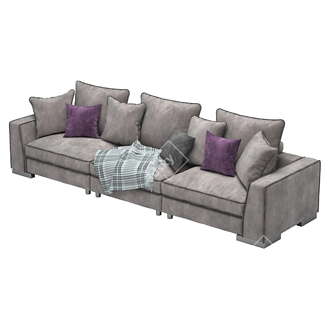 Elegant Armand Sofa - Timeless Comfort 3D model image 2