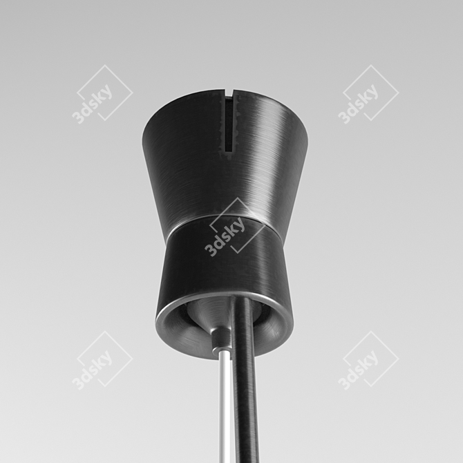 Sleek Pendant Light 3D model image 3