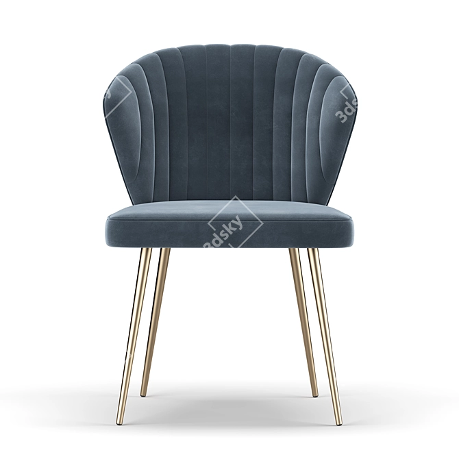 Elegant Daulton Side Chair 3D model image 1