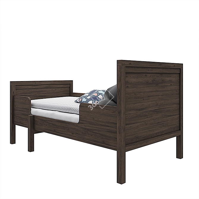 Sundvik Children's Bed: Stylish and Functional 3D model image 2