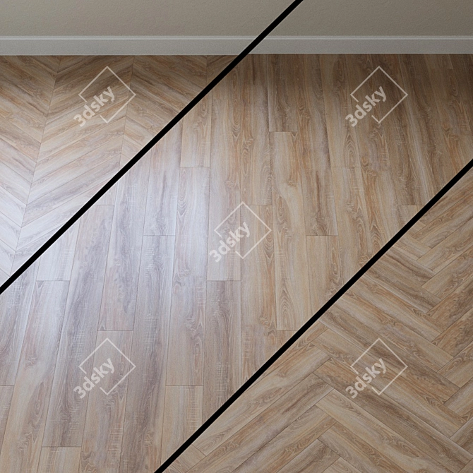 Stylish Joss Beaumont Laminate 3D model image 1