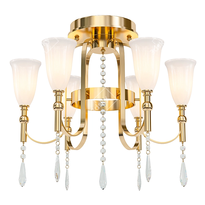 Newport 4800 Ceiling Chandelier 3D model image 1