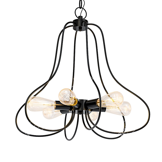 Elegant Loft Latina Pendant Light 3D model image 1