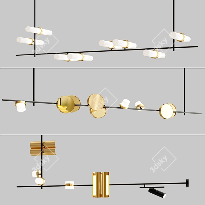 Versatile Luminaires for Creative Expressions 3D model image 1