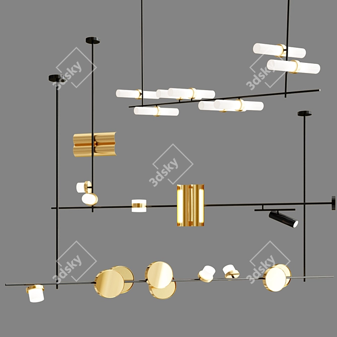 Versatile Luminaires for Creative Expressions 3D model image 2