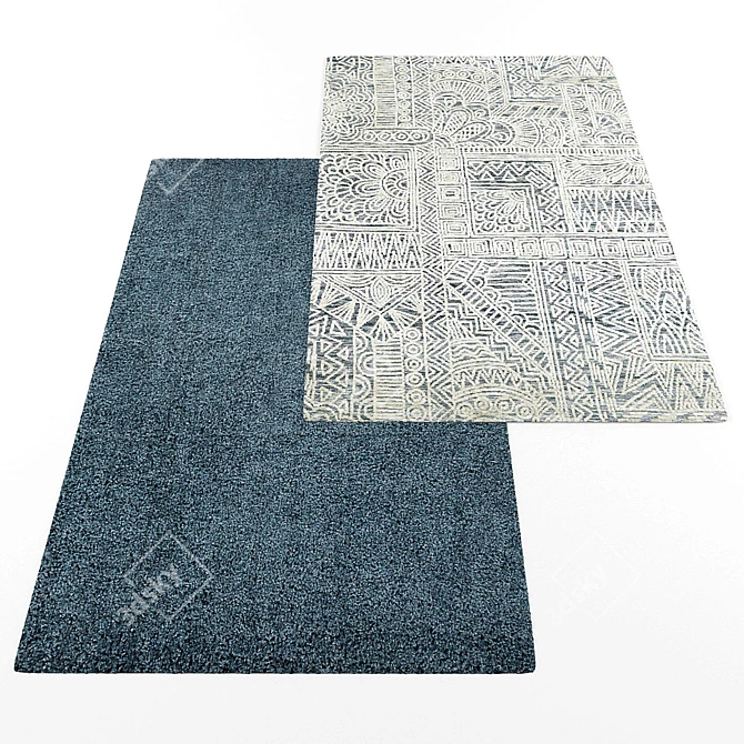 Modern Style Rug Collection 3D model image 2