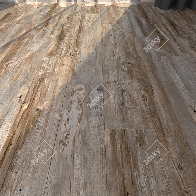 Yurtbay Western Wood Natura: Versatile Parquet Solution 3D model image 1