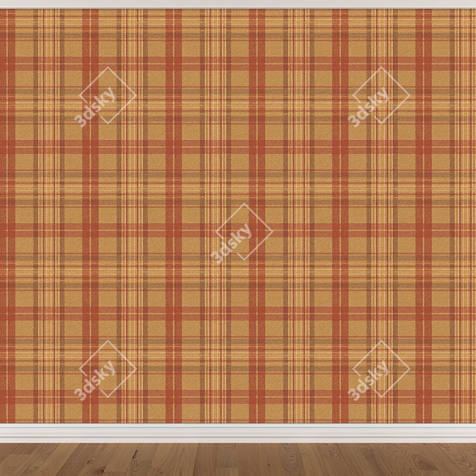 Seamless Wallpaper Set (3 Colors) 3D model image 3