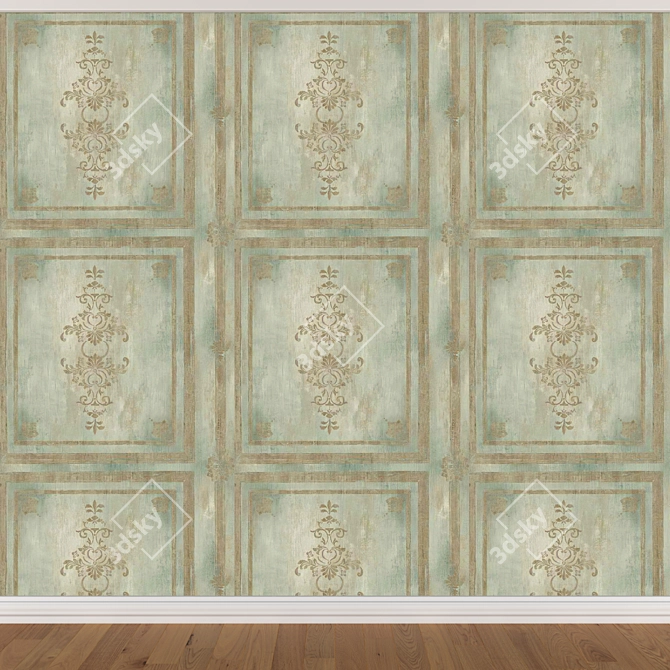 Seamless Wallpaper Set (3 Colors) 3D model image 4