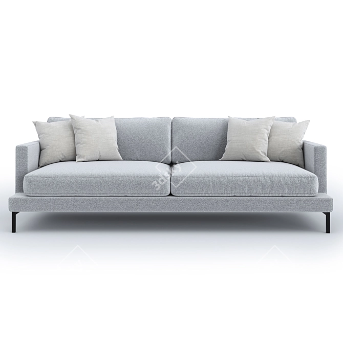 Sleek Slettvoll Elliot Sofa Set 3D model image 1