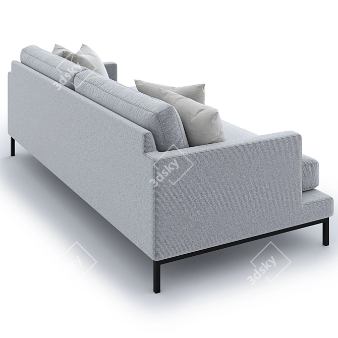 Sleek Slettvoll Elliot Sofa Set 3D model image 2