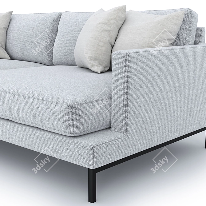 Sleek Slettvoll Elliot Sofa Set 3D model image 3