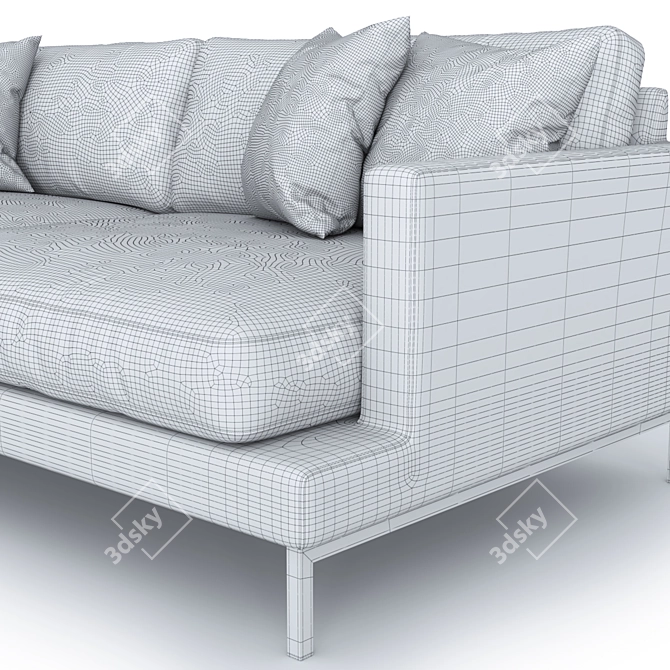 Sleek Slettvoll Elliot Sofa Set 3D model image 4