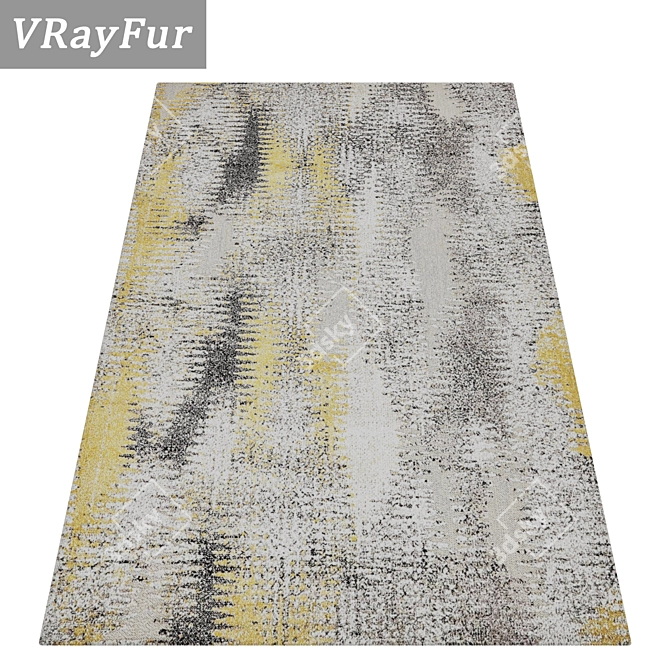 Luxury Carpet Set: High-Quality Textures & Versatile Design 3D model image 2
