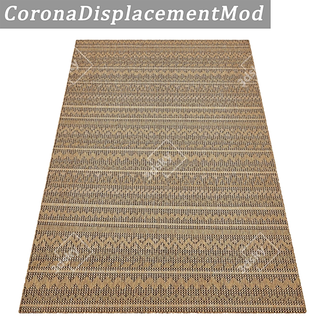 Luxury Carpet Set: 3 High-Quality Textures 3D model image 4